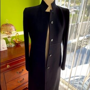 J. Crew black pea coat size 4